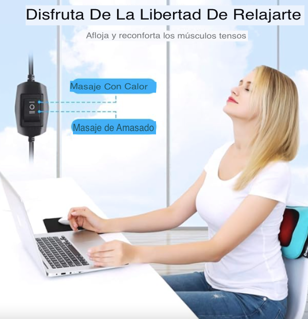 Masajeador de Cuello Inteligente | Alivio y Relajación Total
