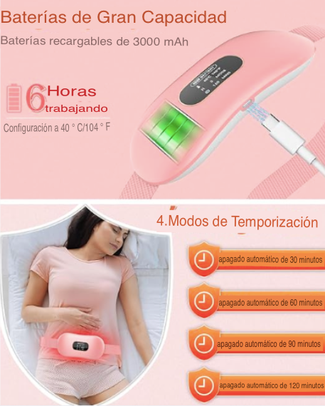 Cinturón Térmico Aliviador de Cólicos | Tu Aliado Contra el Dolor