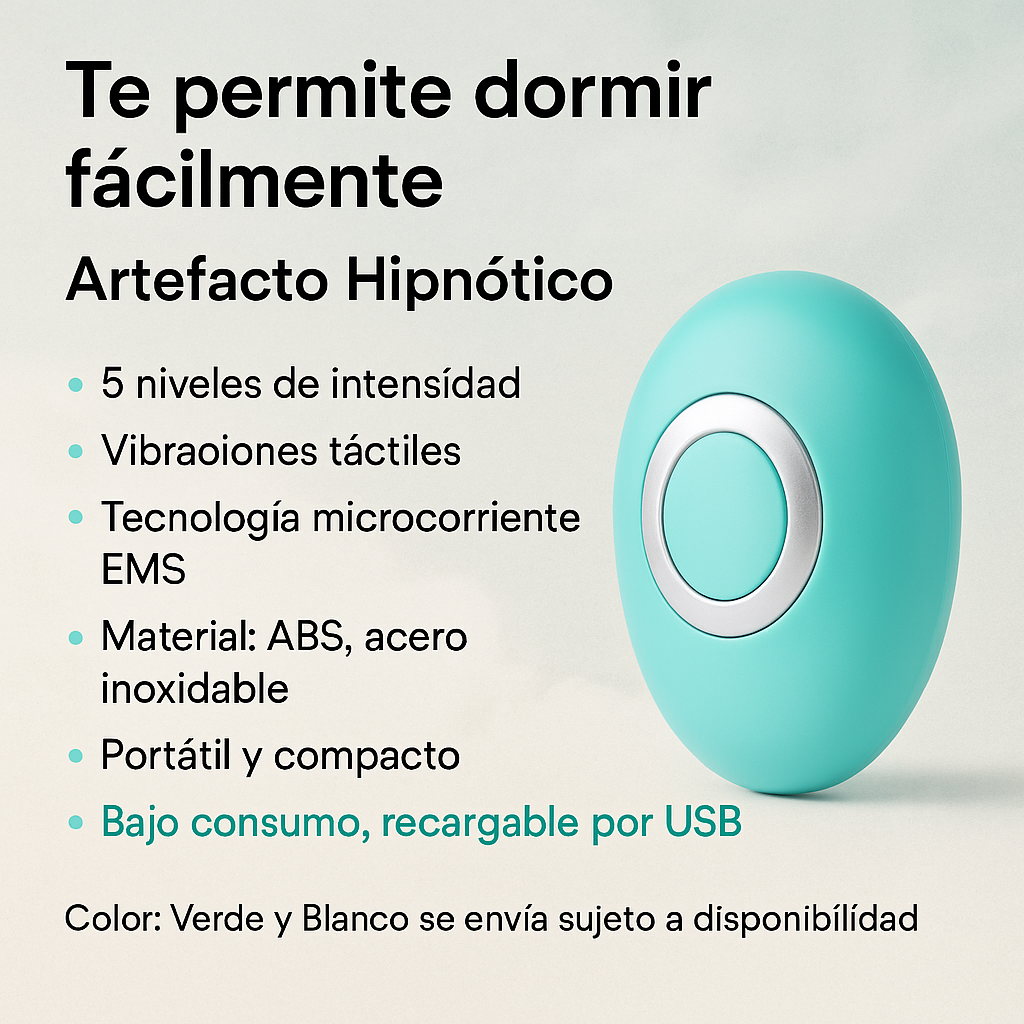 Dispositivo Portátil de Relajación y Sueño | Libera estrés en minutos