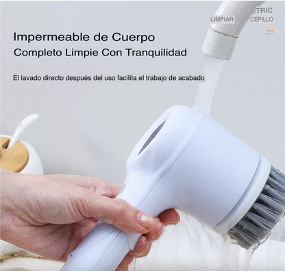 Cepillo Eléctrico de Limpieza 5 en 1 | Limpieza potente, portatil y en minutos
