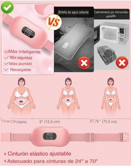 Cinturón Térmico Aliviador de Cólicos | Tu Aliado Contra el Dolor