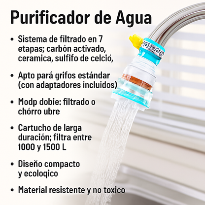 Filtro Purificador de Agua Universal | Salud en Cada Gota